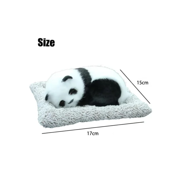 Realistic Sleeping Panda Car Ornament Decor - Image 6