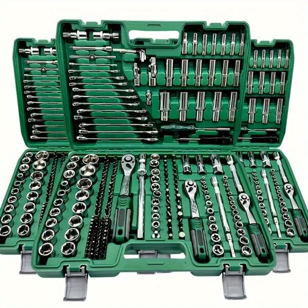 216/151/53 PCS Mechanic Tool Set – Auto & Household Repair Kit with Sockets & Wrenches